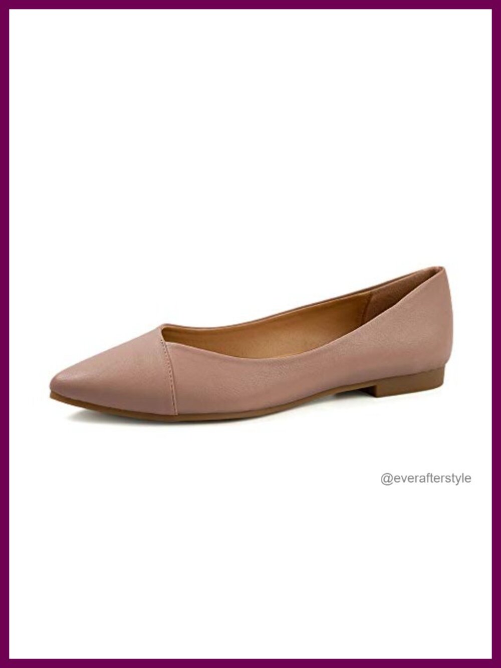 Pointed Toe Slip-On Flats for Women Dressy Casual Comfort
